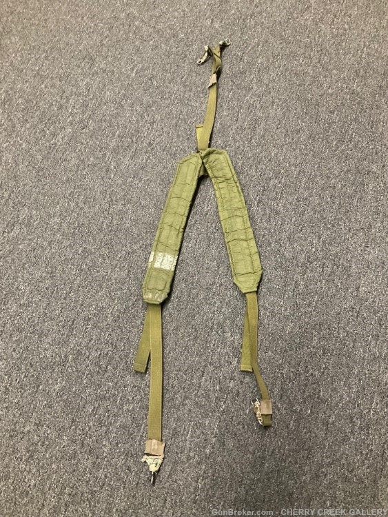 Raleigh Lions clinic f/t blind military suspenders surplus belt US ARMY od-img-6