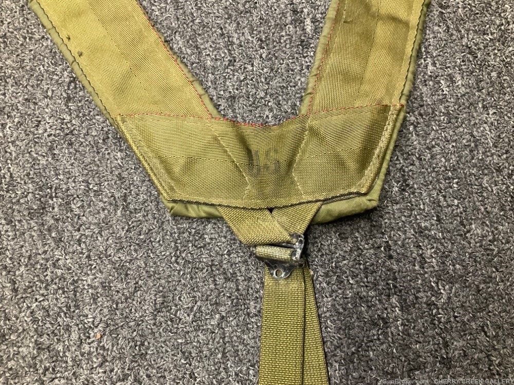 Raleigh Lions clinic f/t blind military suspenders surplus belt US ARMY od-img-1