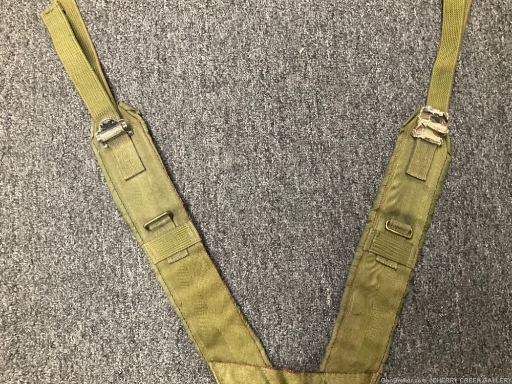 Raleigh Lions clinic f/t blind military suspenders surplus belt US ARMY od-img-3