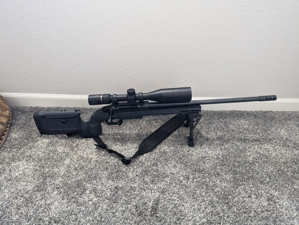 Tikka T3X 6.5cr with KRG Chassis, Burris Veracity 3-15X50 with BI-POD ...