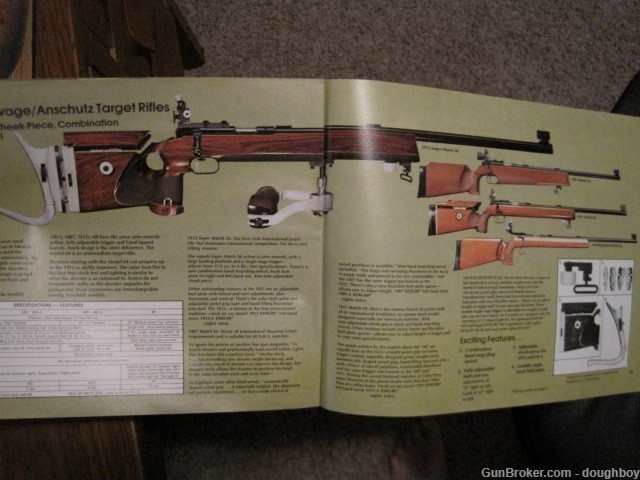 Savage 1973 catalog .250 Lever 99 Anschutz Stevens-img-3
