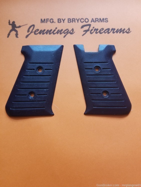 Bryco Arms / Jennings Firearms Model 58 / 59 (380ACP, 9mm) Black Grips-NEW-img-1