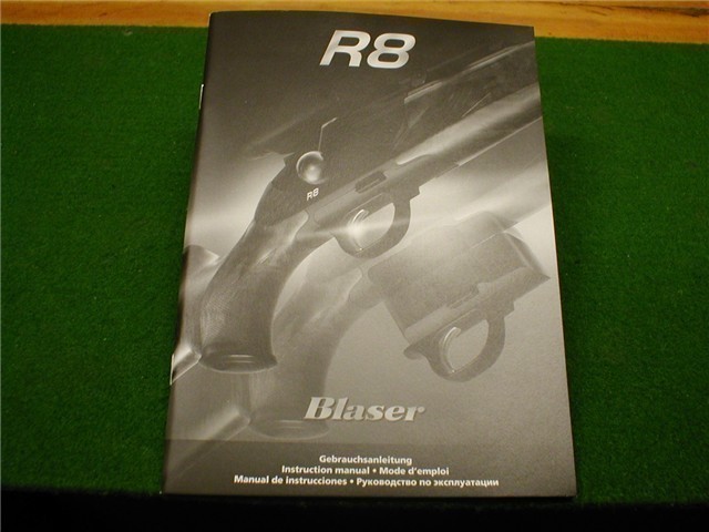 BLASER R8 INSTRUCTION BOOK-img-0