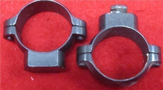 LEOPOLD 499 SERIES 1" BLACK MEDIUM SCOPE RINGS USED 1910JC-S-K-img-0
