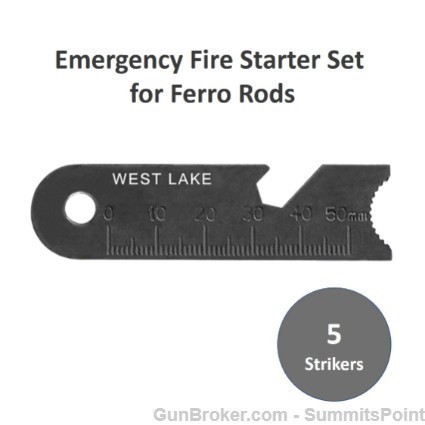SP 5 Pack Emergency Survival Fire Striker Set-img-0