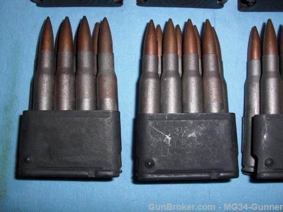 50 Dummy 30-06 Rounds in six M1 Garand Enbloc Clips-img-3