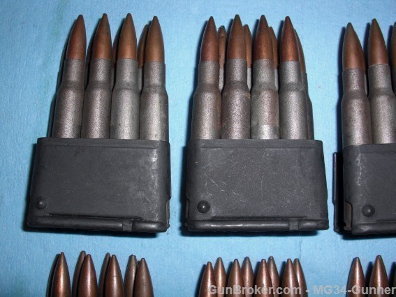 50 Dummy 30-06 Rounds in six M1 Garand Enbloc Clips-img-4