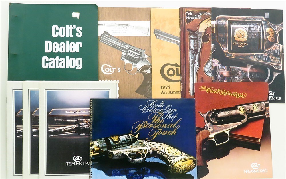 Colt catalogs, dealer catalog and other literature, 1970s and 1980s-img-0