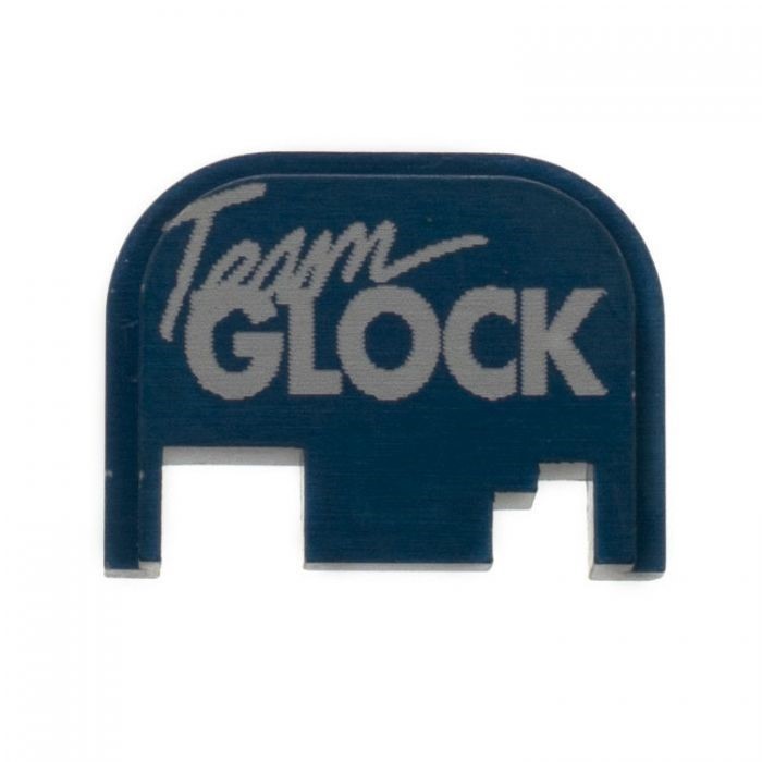 Glock Rear Slide Plate - Team Glock - Blue-img-0