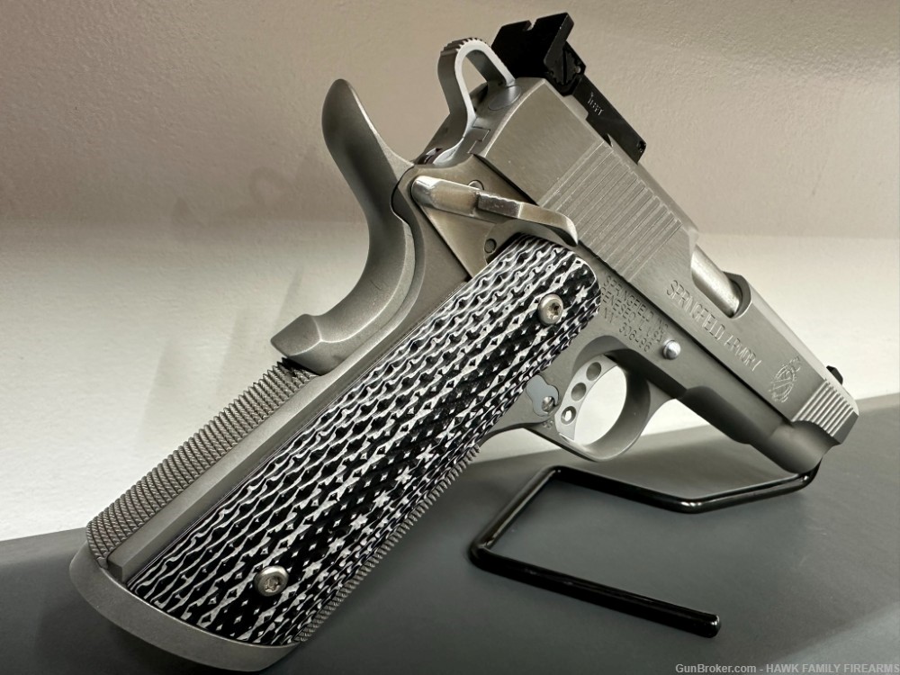 SPRINGFIELD TROPHY MATCH 1911 *STUNNING BRIGHT STAINLESS*BEAUTIFUL*LOADED-img-7