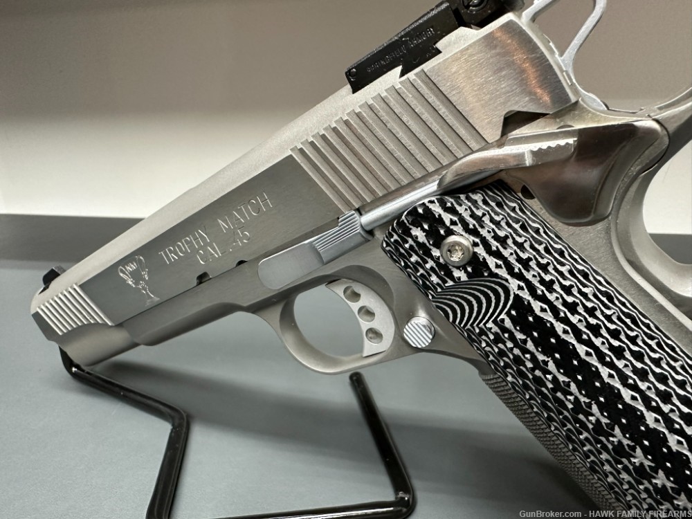 SPRINGFIELD TROPHY MATCH 1911 *STUNNING BRIGHT STAINLESS*BEAUTIFUL*LOADED-img-4