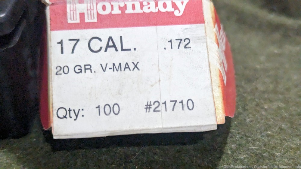 Berger / Hornady 17cal reloading bullets,  moly coated, partial boxes-img-2