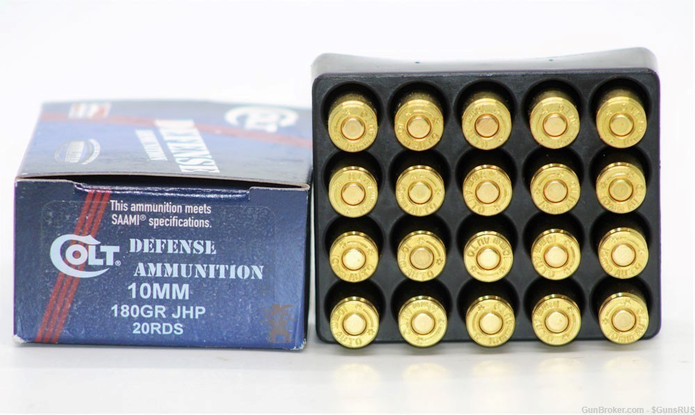 10mm Colt 10 MM 180 Grain  JHP Deadly Expansion Hollow Point  20 Box-img-2