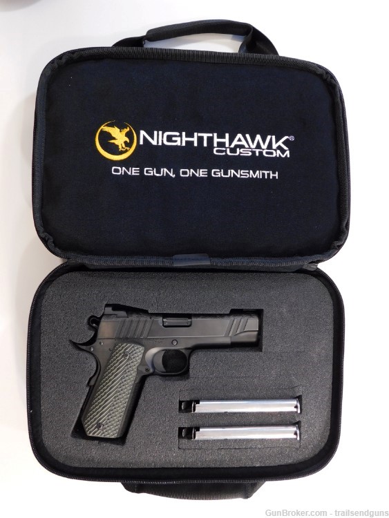 Nighthawk Custom Falcon Commander Bobtail 10mm 4.25" New DLC Naked Slide-img-10