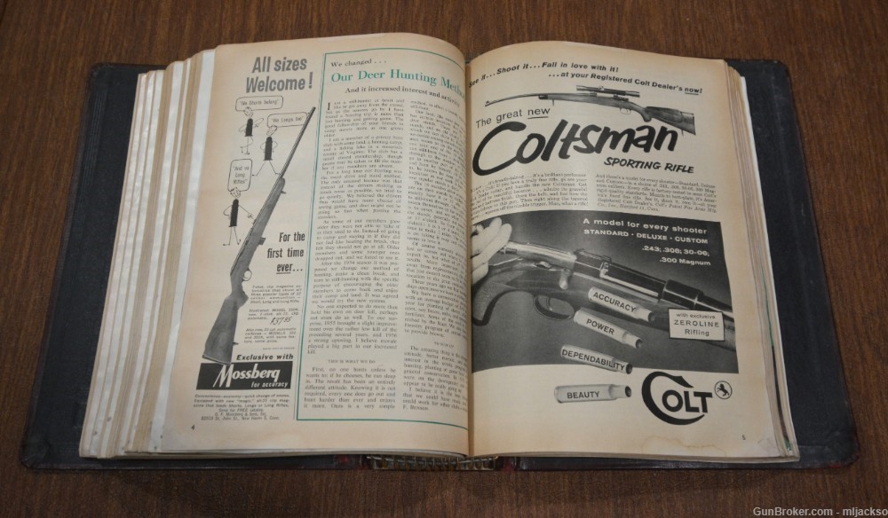 From 1958 - Vintage American Rifleman Magazines Bound, All 12 For 1958-img-6