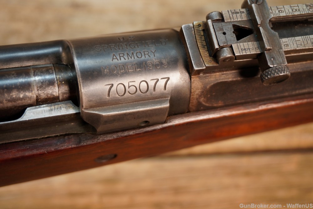 Springfield 1903 WW1 mfg 1917 "NON REBUILD" original C&R M1903 bringback 03-img-14