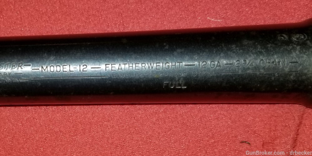 Winchester model 12 featherweight barrel with screw in choke 12ga 28"-img-4