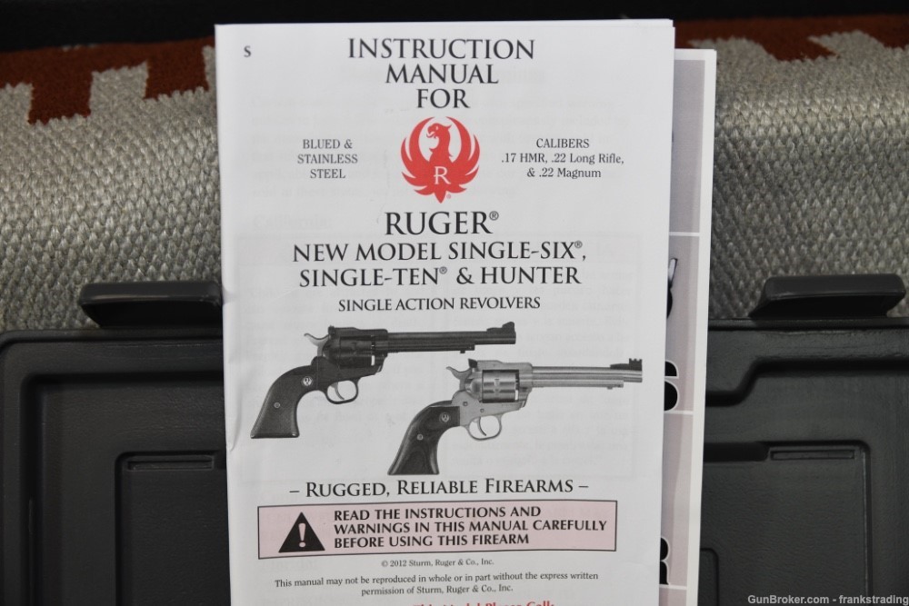 Ruger Single Six Convertible 22/22 Mag 5 1/2 inch bbl NIB NEW -img-9