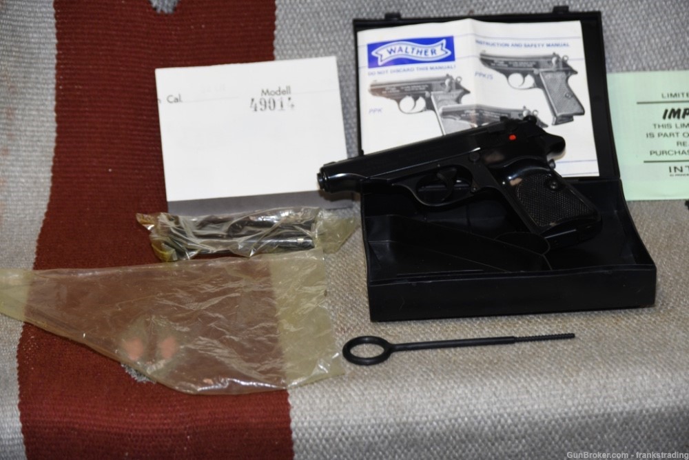 Walther PP 22 cal West German 1970's NEW in Box NIB unfired-img-1