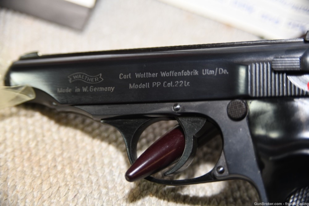 Walther PP 22 cal West German 1970's NEW in Box NIB unfired-img-6