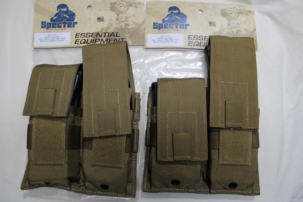 2 US Military Issue Rifle Magazine Pouch Universal Fit Ar15 M14 AK47 -img-4