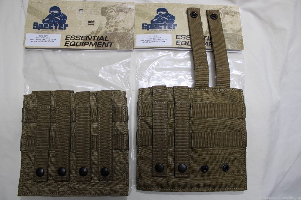 2 US Military Issue Rifle Magazine Pouch Universal Fit Ar15 M14 AK47 -img-3