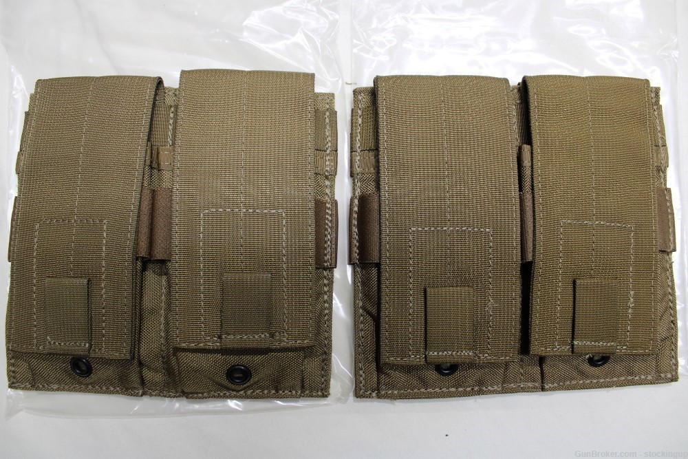 2 US Military Issue Rifle Magazine Pouch Universal Fit Ar15 M14 AK47 -img-1