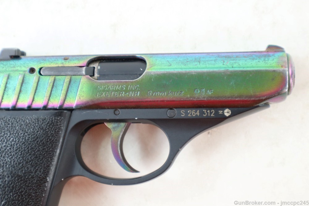 Rare Sig Sauer p232 Rainbow 9mm Kurz .380 ACP Pistol SA/DA W/ 3.6" Barrel -img-10