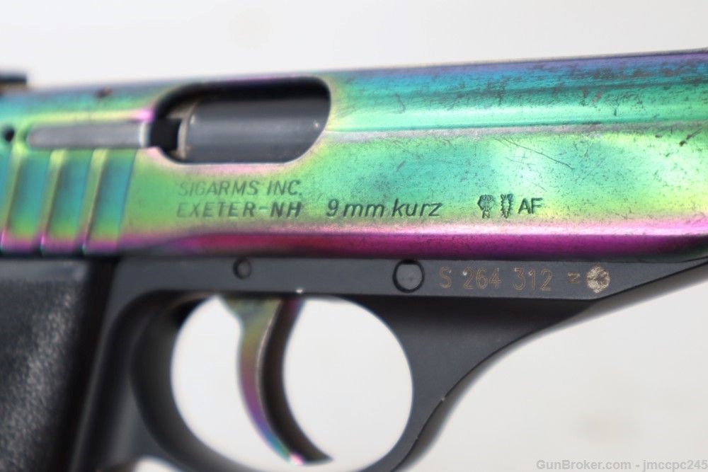Rare Sig Sauer p232 Rainbow 9mm Kurz .380 ACP Pistol SA/DA W/ 3.6" Barrel -img-11