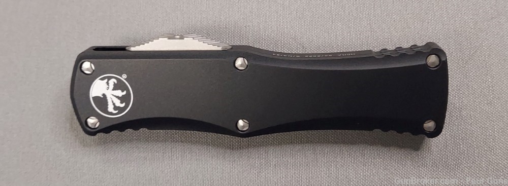 Microtech Hera D/E Auto OTF Serrated Dagger Knife 3" Black (702-12)-img-2