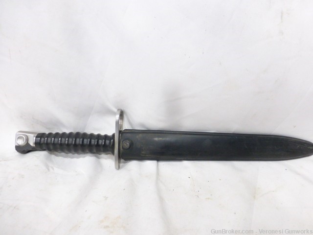 Swiss M1957 Bayonet Victorinox With Sheath EXCELLENT Condition SWBV2-img-7