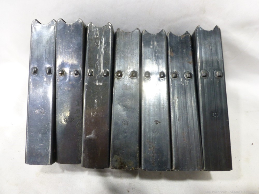 Lot of 7 M1 Carbine Magazines 15 rd IS UQ SI MN KSG SW Stamps EXCELLENT-img-5