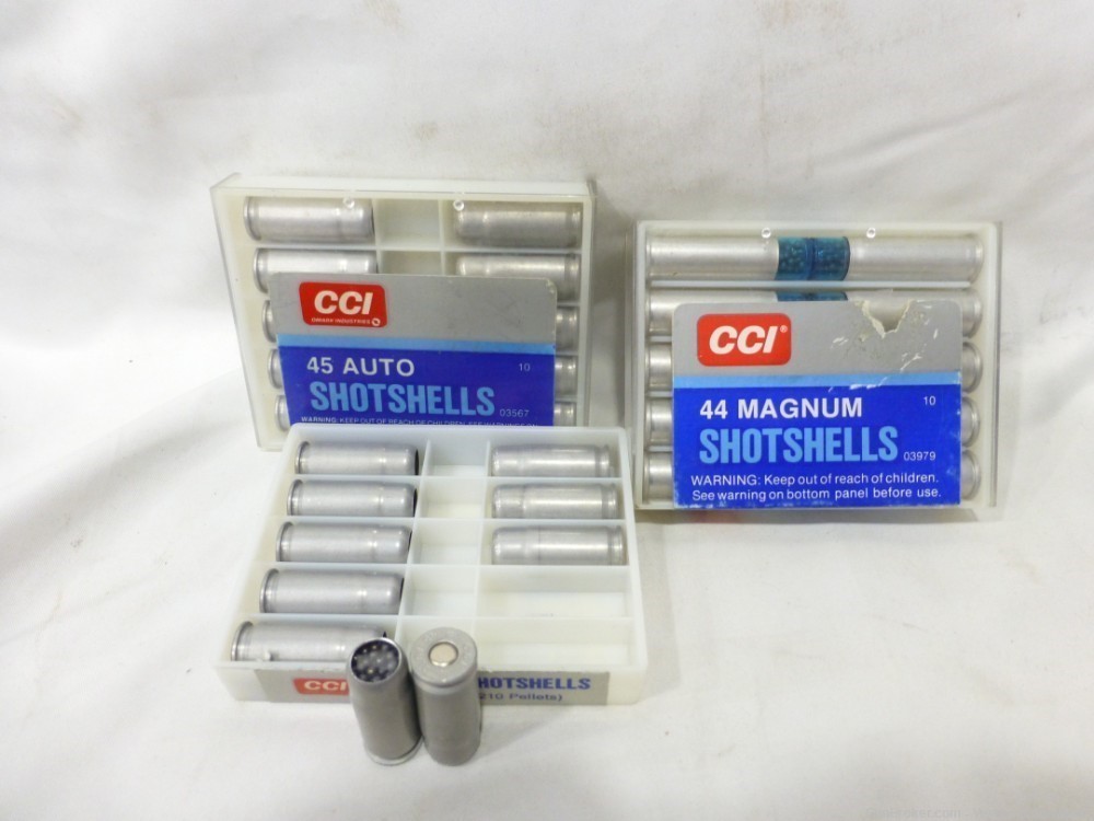 30 rd CCI Shotshells (20) 45 ACP (10) 44 Mag 210 Pellet 03567 03979-img-1