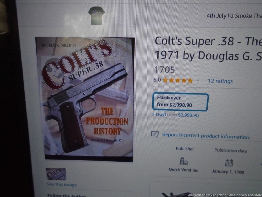 Holiday Sale! Colt’s Super .38 The Production History Book From 1929-1971!-img-17