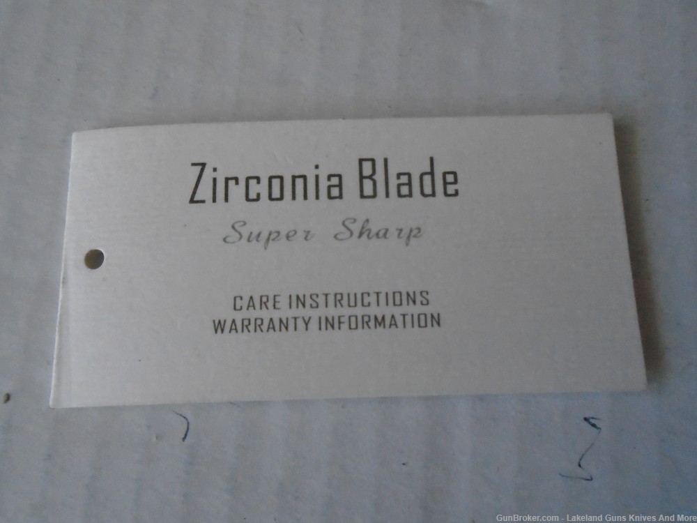 Super Rare Cot CT439 Ceramic Zirconia Blade G10 Handles Leather Lanyard-img-12