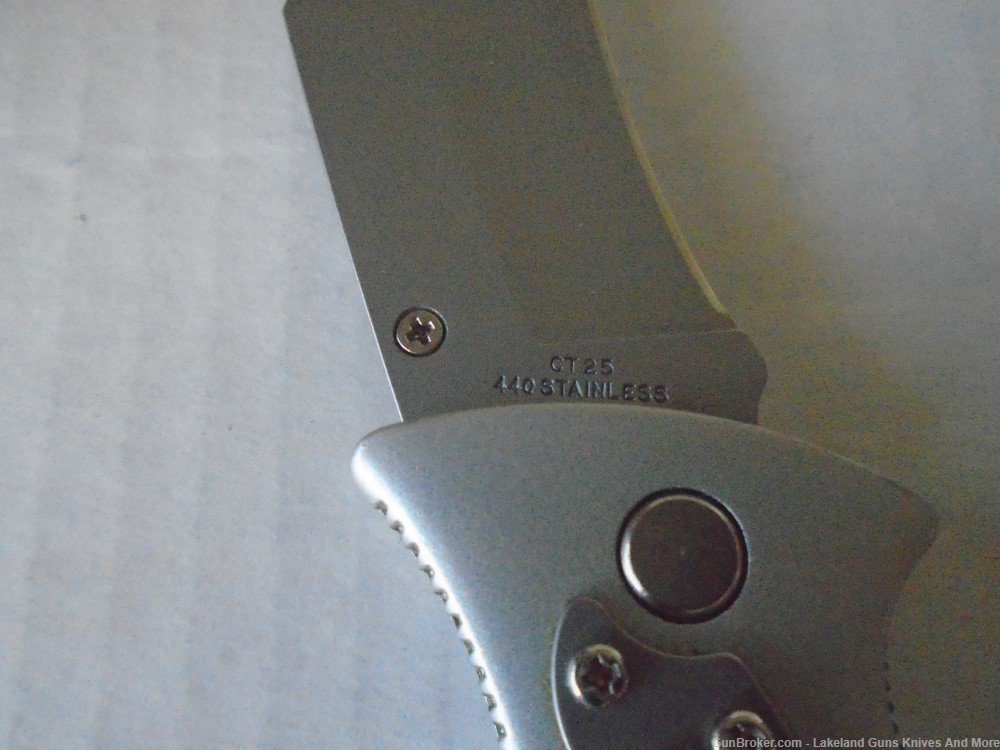 NIB CT25-CLP Colt Python Linear Lock Knife Collectible Ken Onion Design!-img-11