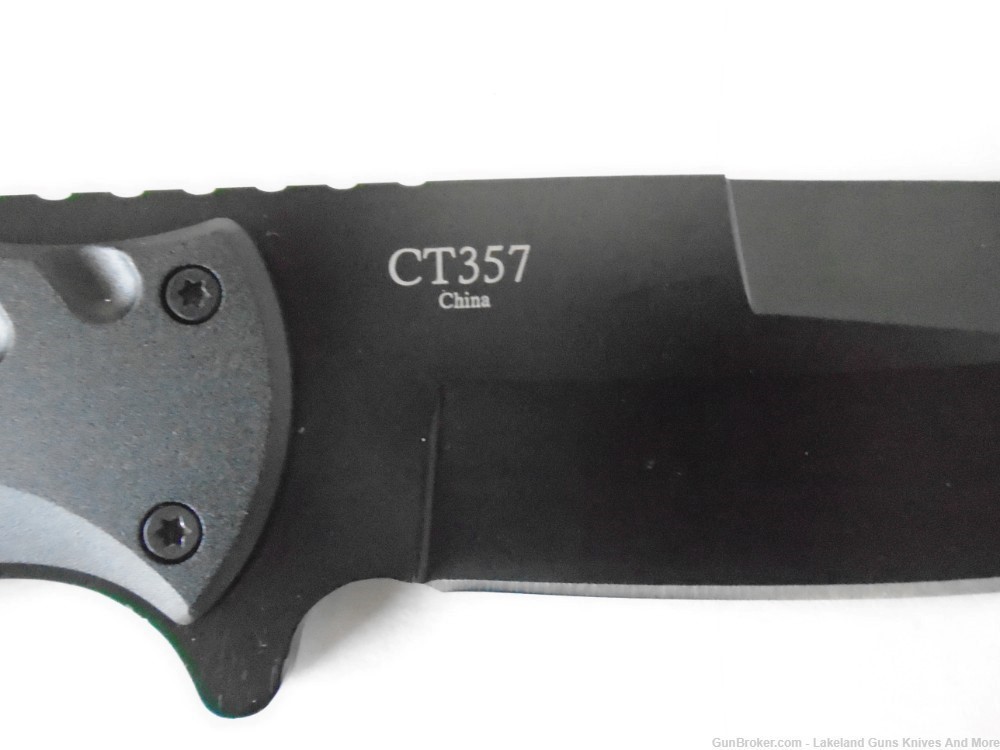 NIB COLT CT357 Tactical Hunting Fixed Blade Knife w Flashlight/Sheath & Box-img-14