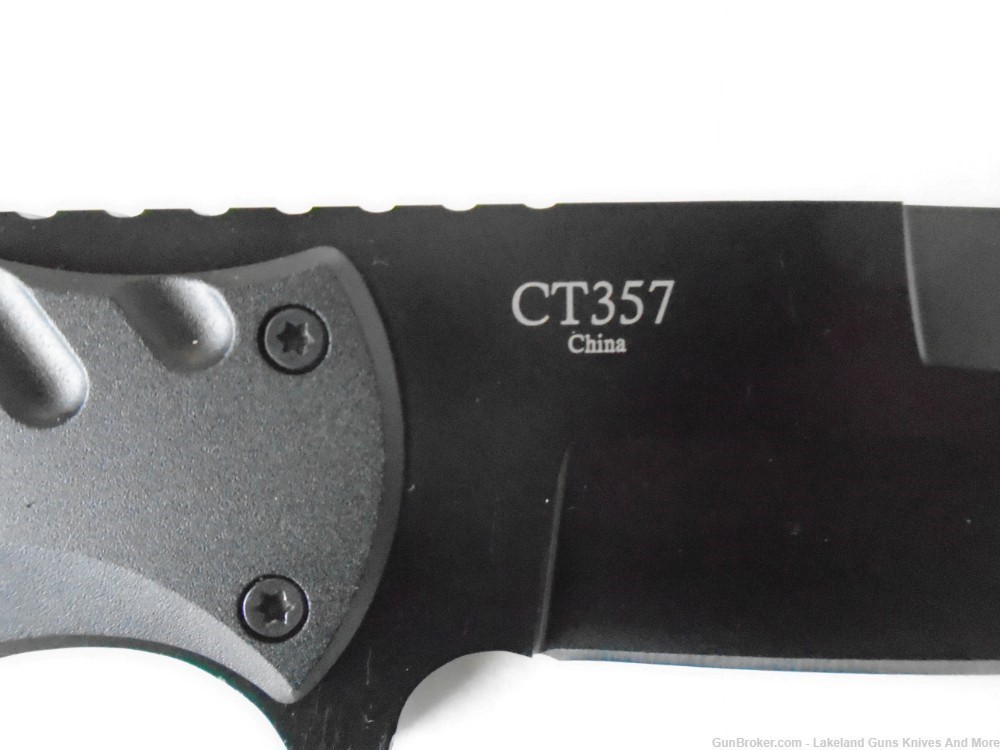 NIB COLT CT357 Tactical Hunting Fixed Blade Knife w Flashlight/Sheath & Box-img-15