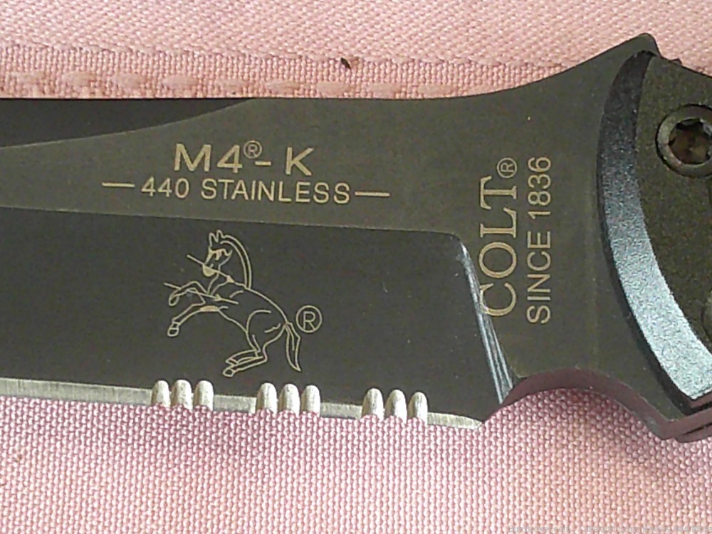 NIB Colt Fred Carter Design CRYOEDGE M4-K Tactical Fighting Knife was $420!-img-16