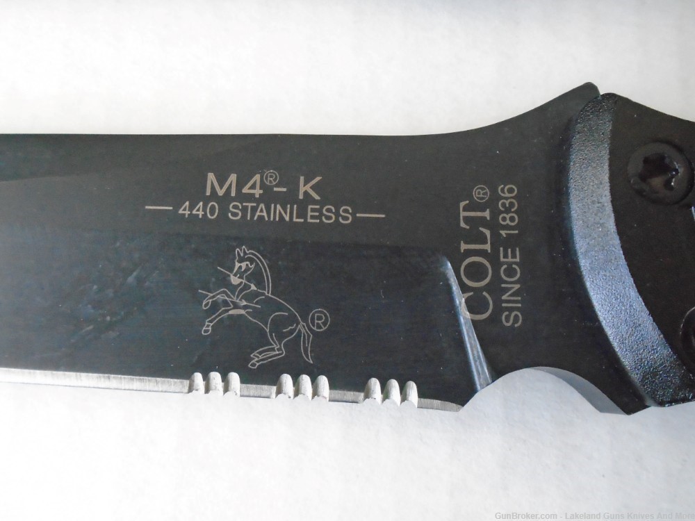 NIB Colt Fred Carter Design CRYOEDGE M4-K Tactical Fighting Knife was $420!-img-10