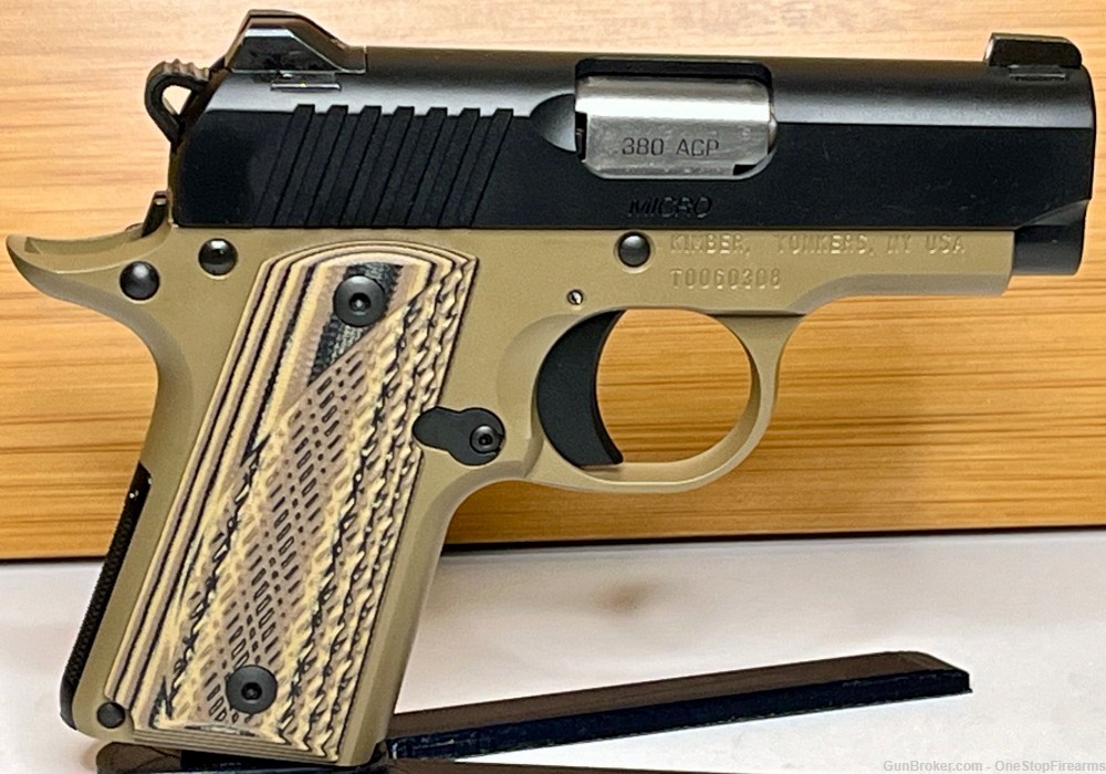 Kimber Micro Desert Tan 380Acp 2.75" Pistol 3300208-img-1