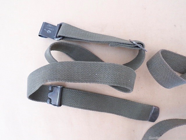 4 M1 Garand Rifle Sling of unknown origin all Different-img-6