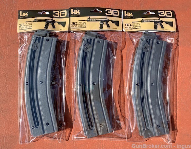 (3 TOTAL) HK416 WALTHER FACTORY 30rd MAGAZINE 22LR 51000208 NEW IN WRAPPER-img-0