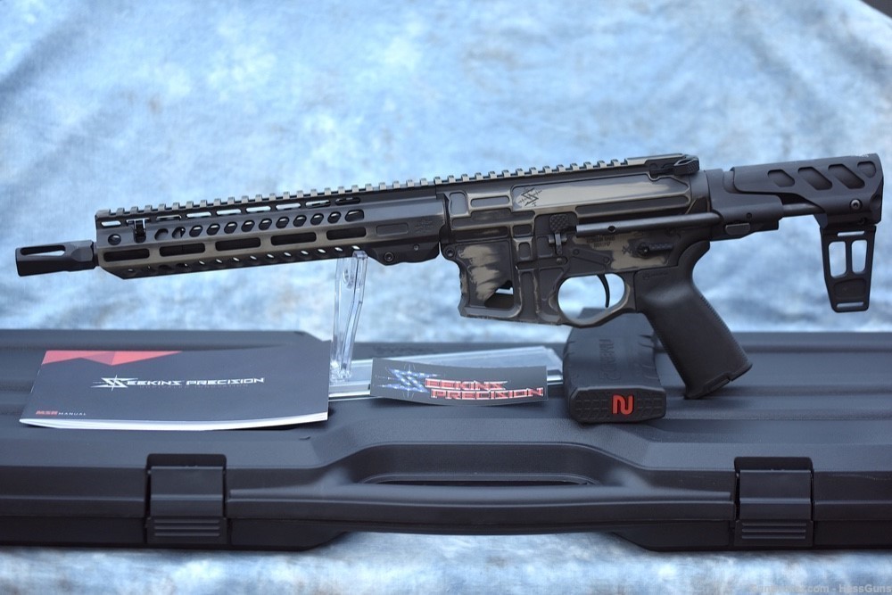 NIB Seekins Precision CQ PDP Pistol 223 Wylde BW FDE w/ BRACE DISCONTINUED-img-2