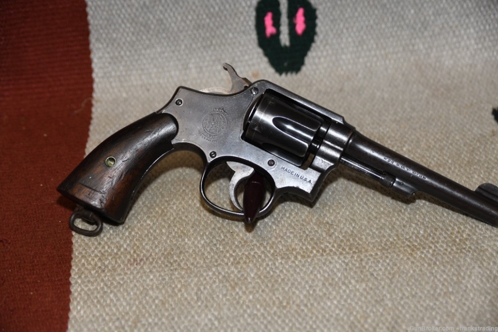 Smith & Wesson S&W pre Victory revolver 38 Spl nice condition w/bomb syml-img-5