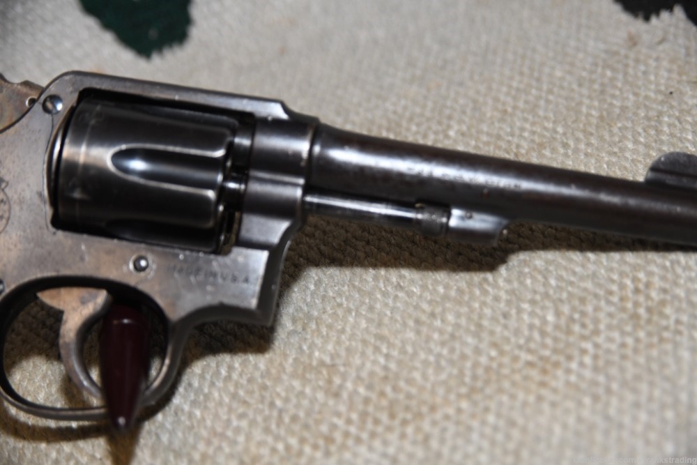 Smith & Wesson S&W pre Victory revolver 38 Spl nice condition w/bomb syml-img-8