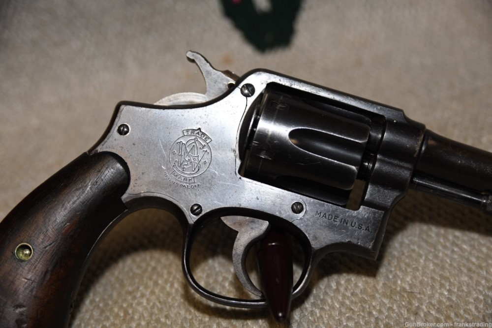 Smith & Wesson S&W pre Victory revolver 38 Spl nice condition w/bomb syml-img-7
