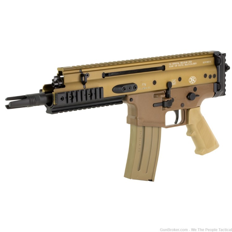FN SCAR 15P 223 REM | 5.56 NATO Pistol 7.5" Barrel Piston Driven NRCH FDE -img-0