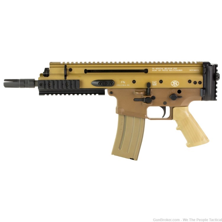 FN SCAR 15P 223 REM | 5.56 NATO Pistol 7.5" Barrel Piston Driven NRCH FDE -img-2