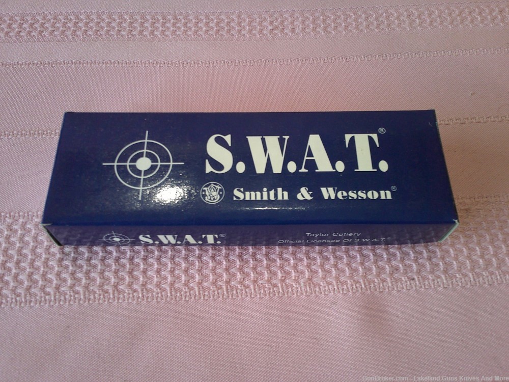  NIB CH505BH Smith & Wesson SWAT Bullseye Buffalo Horn Pen Knife!-img-11